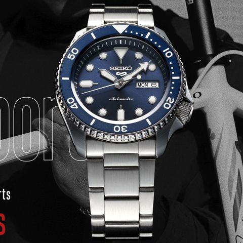 登錄享3年保固🔸送多項好禮SEIKO 精工 5 SPORTS系列 Lineup 藍水鬼 機械腕錶 母親節 禮物 42.5mm (4R36-07G0B/SRPD51K1) SK044