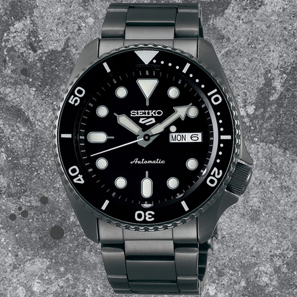 SEIKO 精工 5 SPORTS 黑 機械腕錶 雙11 特惠 (4R36-07G0SD/SRPD65K1)