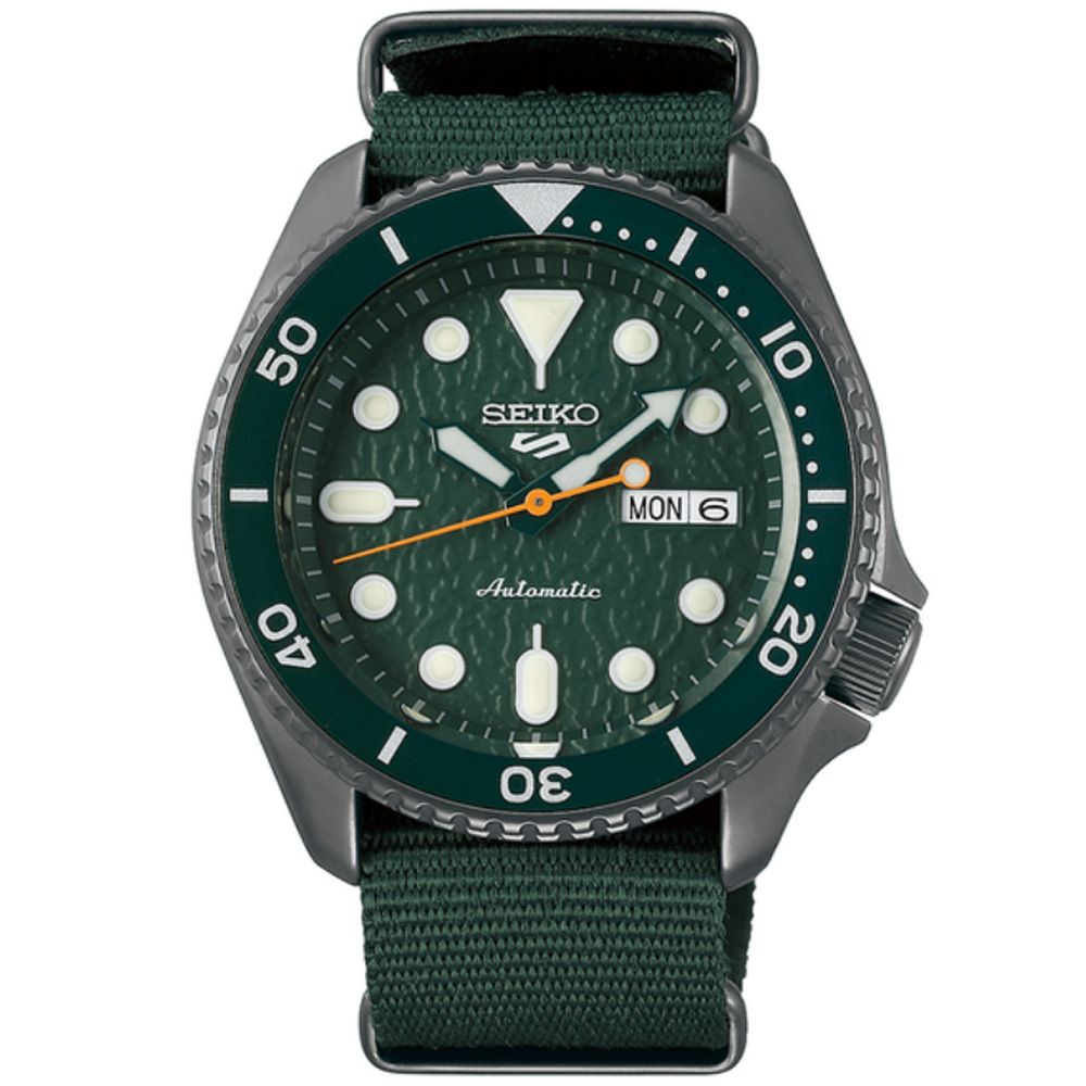 SEIKO 精工 5 SPORTS 軍綠潮流 機械腕錶 雙11 特惠 (4R36-07G0H/SRPD77K1)