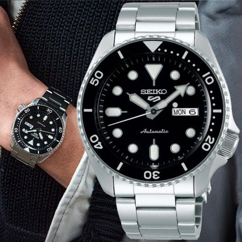 登錄享3年保固🔸送多項好禮SEIKO 精工 5 SPORTS系列 Lineup 黑水鬼 機械腕錶 禮物推薦 畢業禮物 42.5mm (4R36-07G0Q/SRPD55K1) SK044