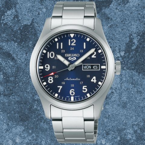 SEIKO 精工 5 SPORTS系列 Lineup 軍裝風格 機械腕錶 39.4mm (4R36-10A0B/SRPG29K1)