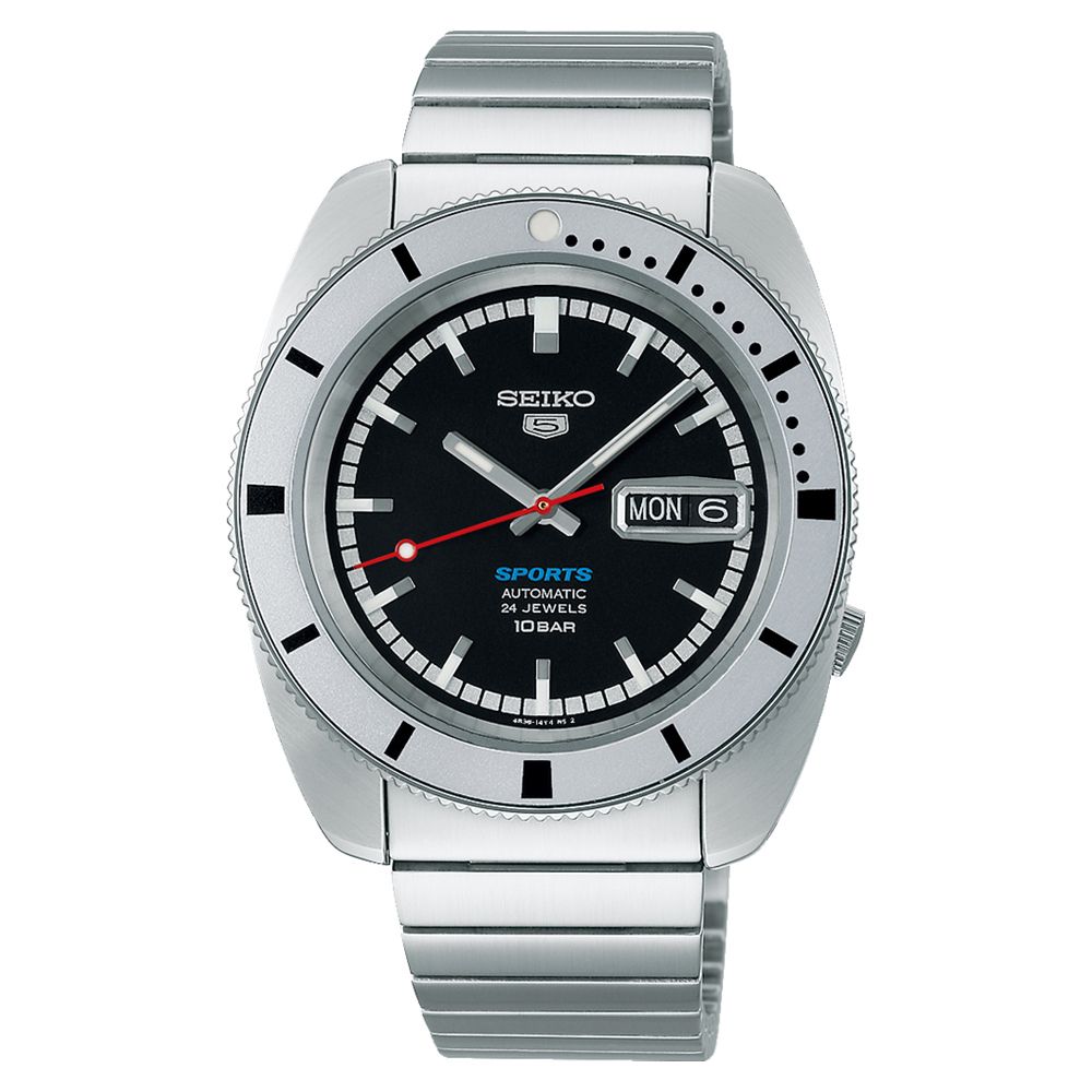 SEIKO 精工 5 Sports系列限量 復刻原型機械錶-黑_SK028 SRPL05K1/4R36-16L0D