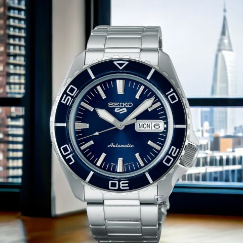 SEIKO 精工 5 Sport潛水風格 機械錶 手錶 男錶 指針錶-4R36-16D0B/SRPK97K1