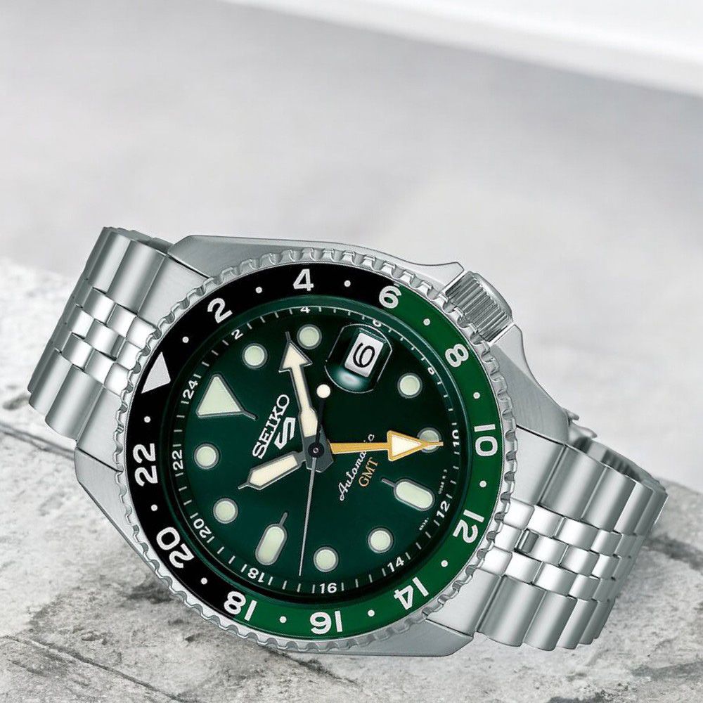 SEIKO 精工 5 Sports GMT 機械錶 男錶 手錶-4R34-00A0G/SSK035K1