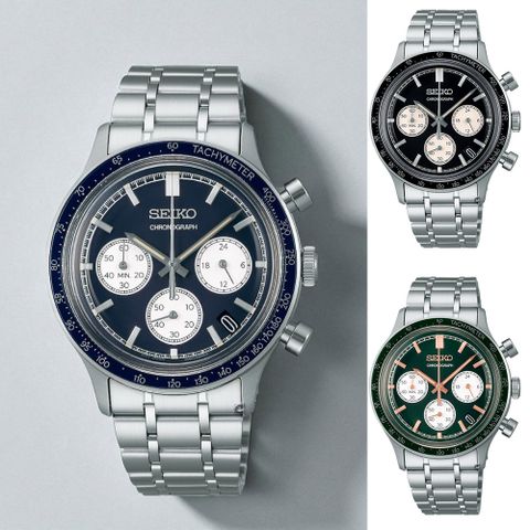 SEIKO 精工 CS系列 三眼計時腕錶 男錶 手錶- 8T63-03P0B.8T63-03P0D.8T63-03P0G
