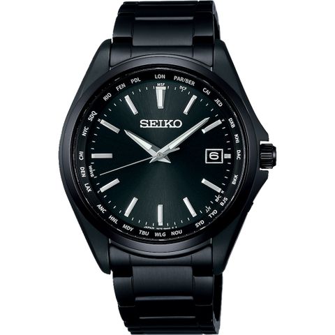 SEIKO 精工 經典太陽能電波錶-7B75-0AA0SD(SBTM333J)