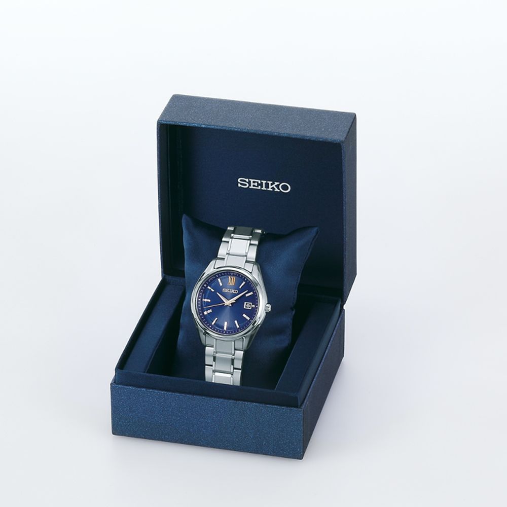 SEIKO 精工   SPIRIT 永恆之藍 限量款 太陽能電波鈦金屬腕錶-39.5mm(7B72-0AH0B/SBTM345J)