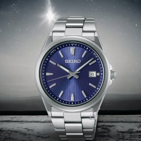 SEIKO 精工 SPIRIT 簡約太陽能電波手錶-39.8mm SBTM349J 7B72-0AK0B