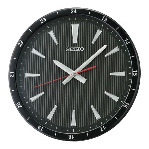 超值▼原廠公司貨SEIKO 精工 立體時標 滑動式靜音造型時鐘 掛鐘 QXA802K