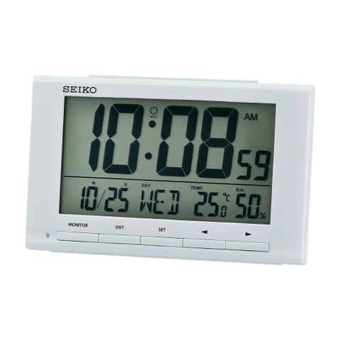 超值▼原廠公司貨SEIKO 精工 溫溼度顯示 貪睡電子鬧鐘 桌鐘 QHL090L