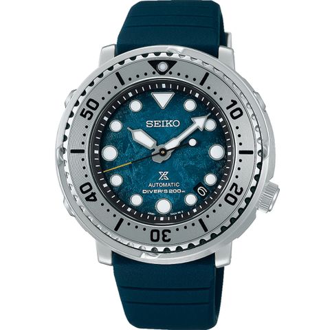 SEIKO 精工 Prospex  南極企鵝遨遊冰海 200米潛水機械錶/深藍SRPH77K1平行輸入