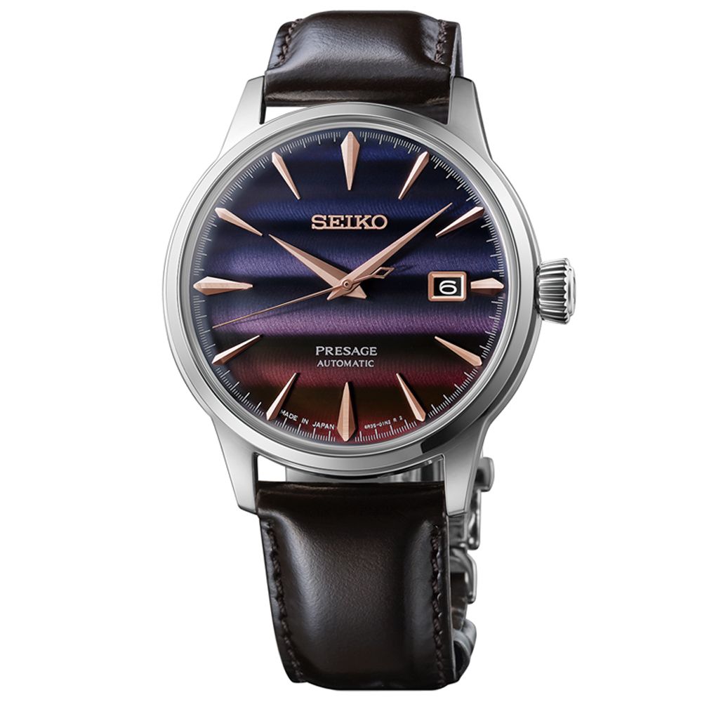 SEIKO 精工 PRESAGE 東京日落 機械對錶 新年 送禮 推薦 (4R35-06F0P+2R05-00B0P)