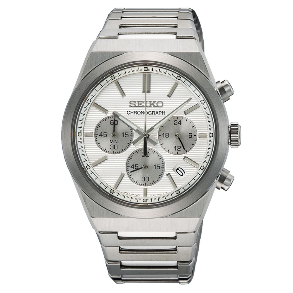 SEIKO 精工 CS系列 日系石英情侶對錶-白_SK028 SSB451P1 8T63-02F0S/SUR573P1 6N42-00N0S