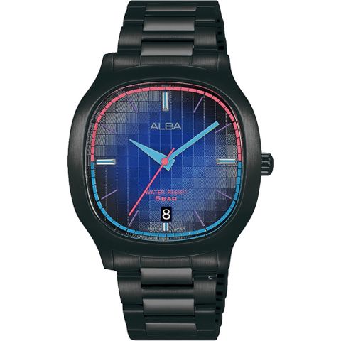 ALBA雅柏 方型復古休閒腕錶 VJ42-X308SD AS9L87X1