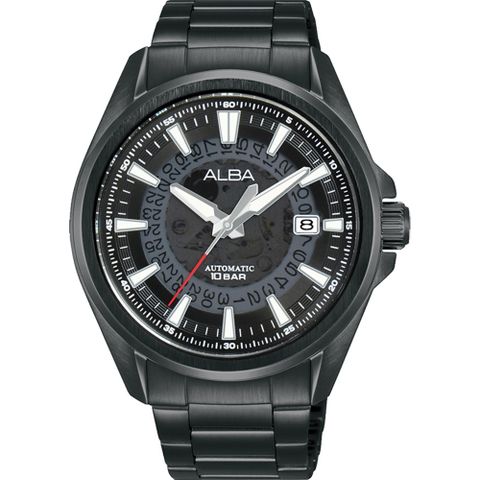 日系品牌▼原廠公司貨ALBA 雅柏 Active 透視機械錶 手錶-43mm AU4025X1 Y675-X008SD