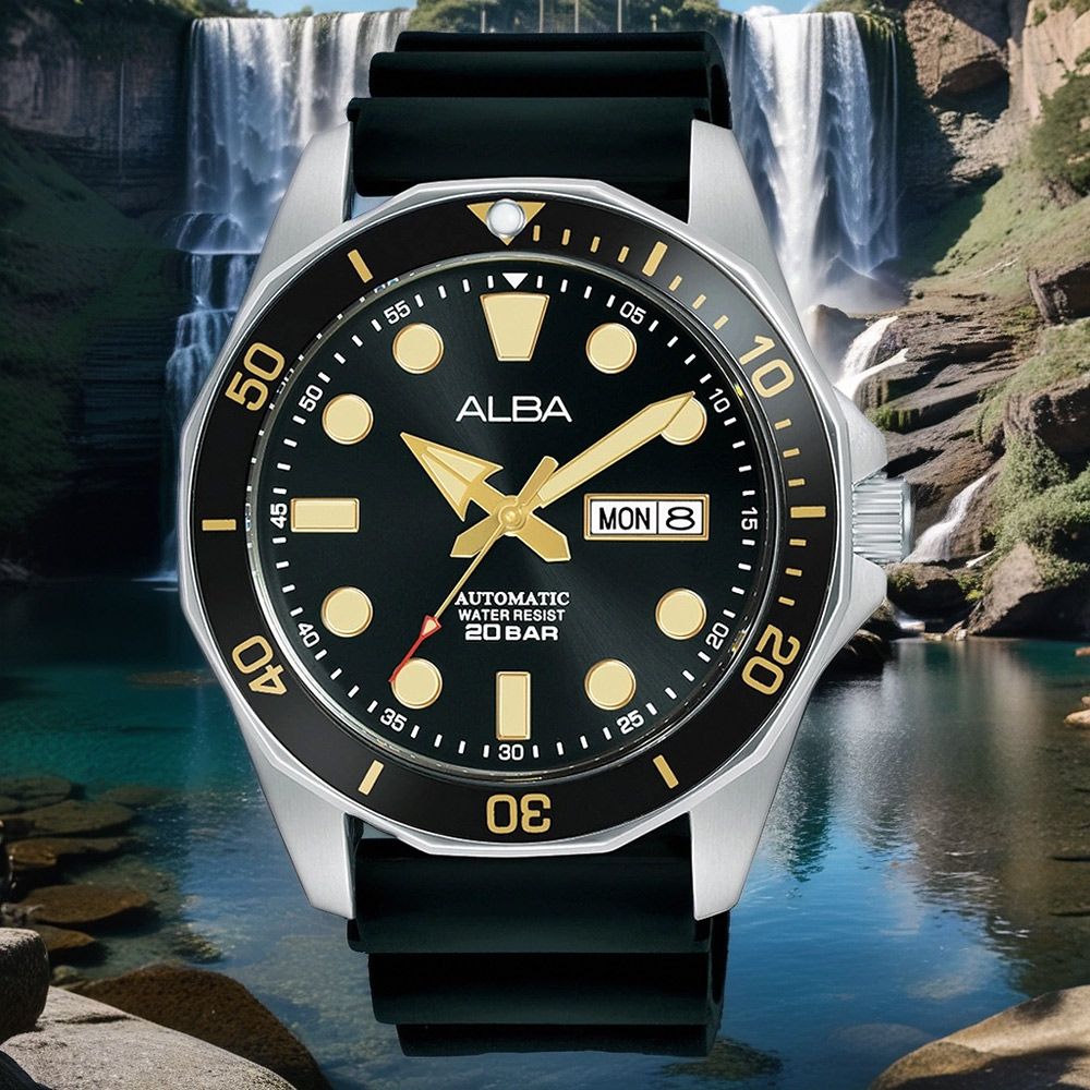 ALBA 雅柏   Tokyo Design 潛水風格機械錶-43mm AL4553X1 Y676-X063C