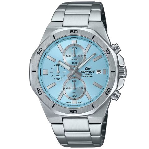 CASIO卡西歐 EDIFICE 八角錶圈 計時腕錶 EFV-640D-2BV