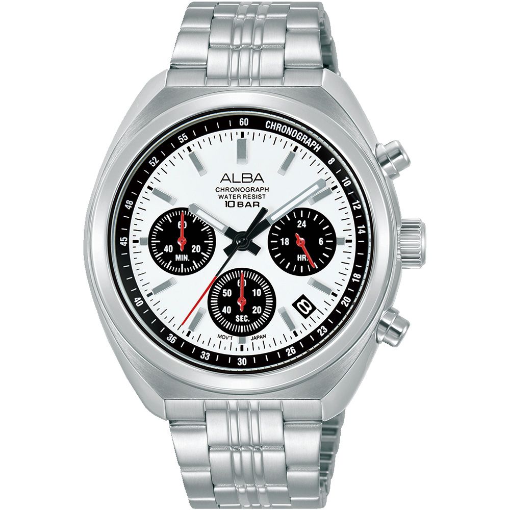 CHRONOGRAPHALBACHRONOGRAPHWATER RESIST BAR  45  48  MIN208ידיוידית24ידיוידית50104020HR18 26 JAPAN