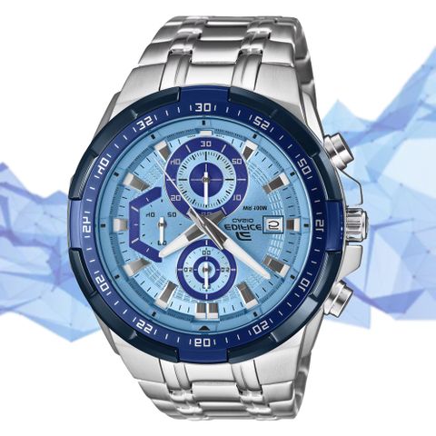 CASIO 卡西歐 EDIFICE 立體感錶圈 大錶徑 男錶 手錶 EFR-539DE-2AV