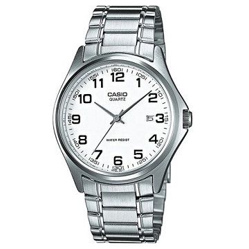 CASIO 羅馬時尚精緻紳士腕錶-數字白面 (MTP-1183A-7B)