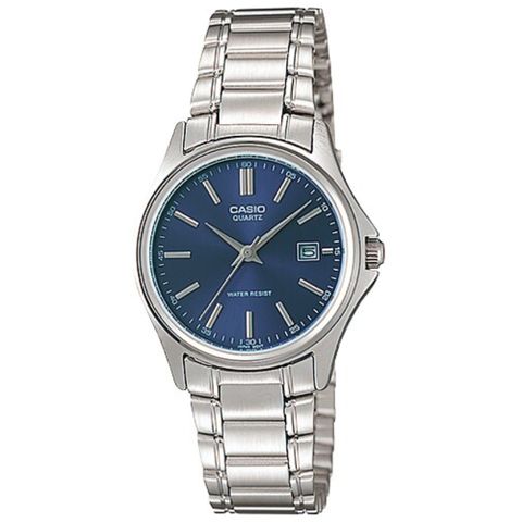 CASIO 羅馬時尚精緻淑女腕錶-藍 (LTP-1183A-2A)