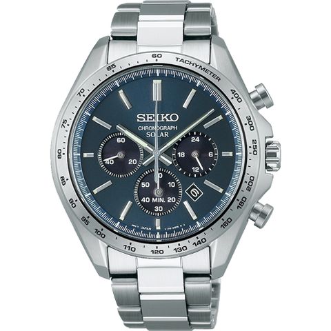 618購物節★送好禮SEIKO 精工 太陽能三眼計時手錶-42.2mm SBPY163J V175-0FA0B