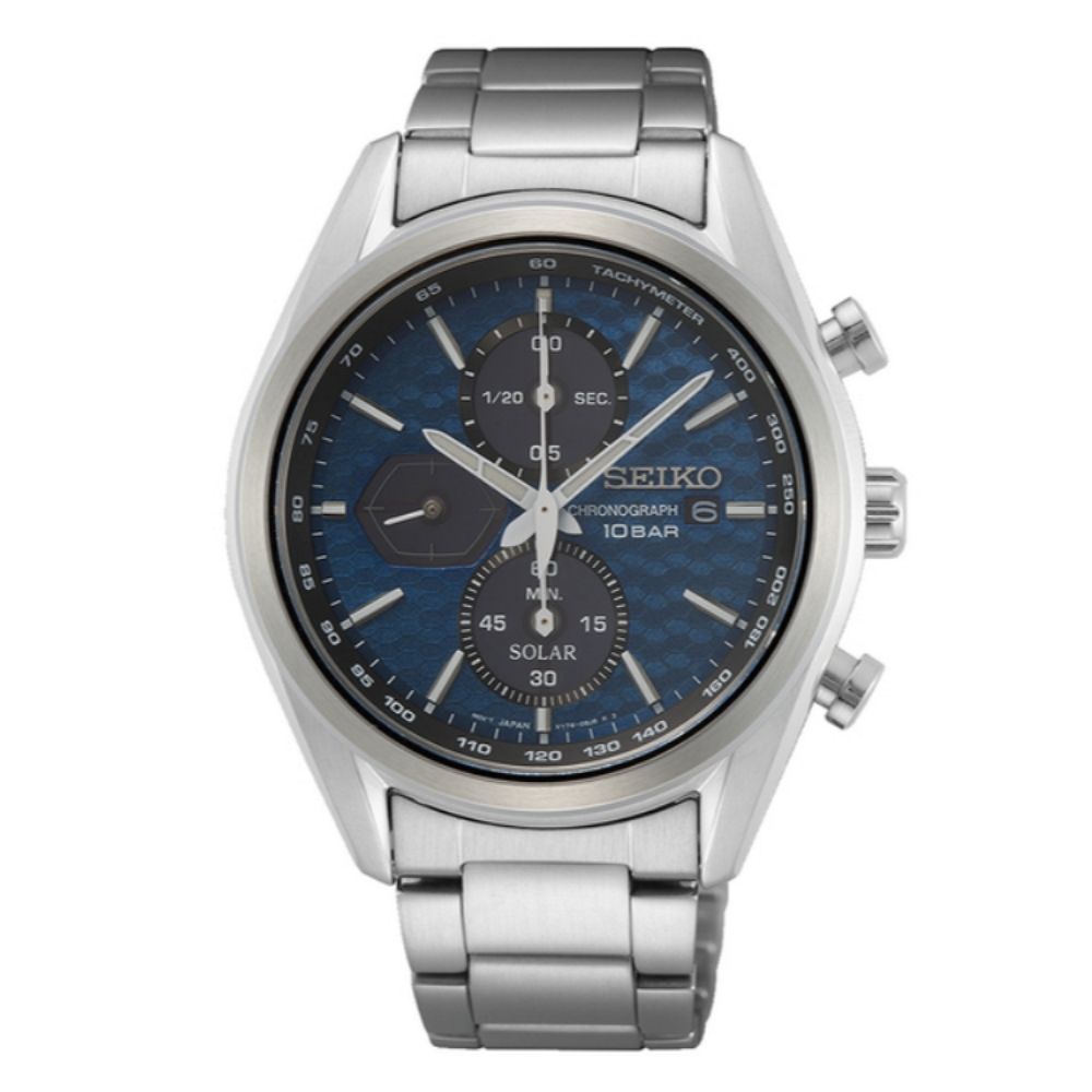 SEIKO 精工 太陽能 計時腕錶 618 年中慶 禮物 (SSC801P1/V176-0BH0B)