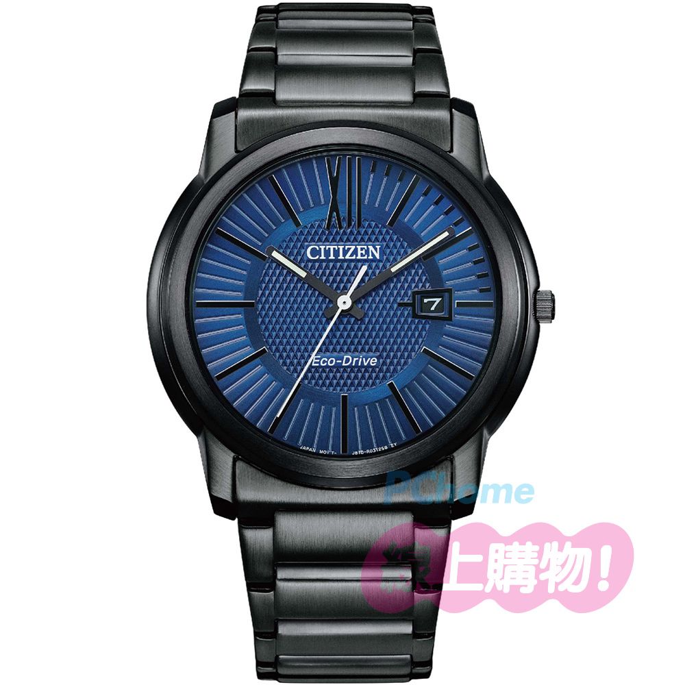 CITIZEN 星辰   光動能 都會時尚 礦石強化玻璃紳士錶  AW1217-83L