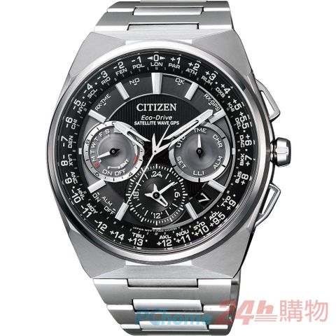 【CITIZEN 星辰】光動能GPS衛星對時錶-CC9009-81E平行輸入