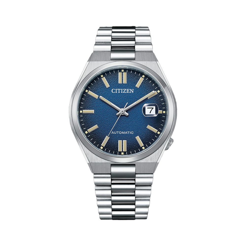 CITIZEN 星辰   TSUYOSA系列 NJ0151-88L 日系簡約 英倫 紳士 穿搭配件 帶日期 不鏽鋼 手錶