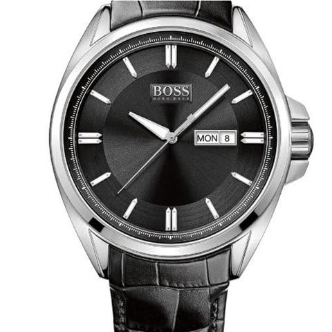 Hugo Boss Black簡約流線時尚錶/H1512874