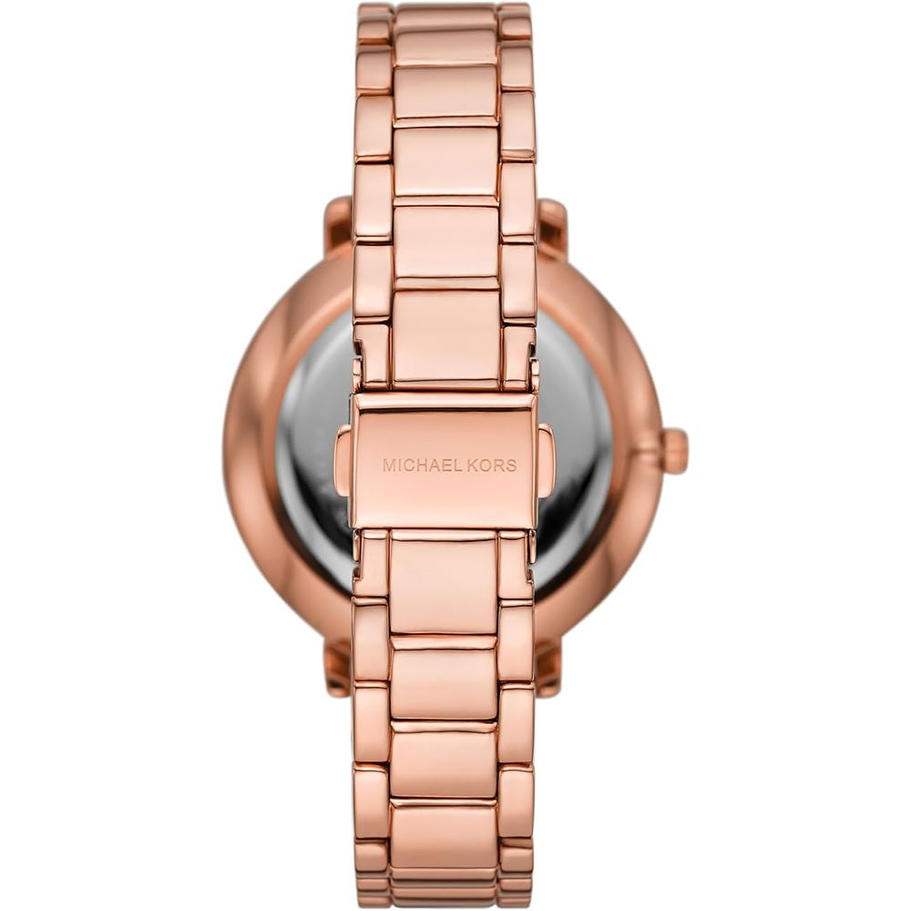 Michael Kors MK Pyper 品牌LOGO晶鑽女錶-玫瑰金 MK4594