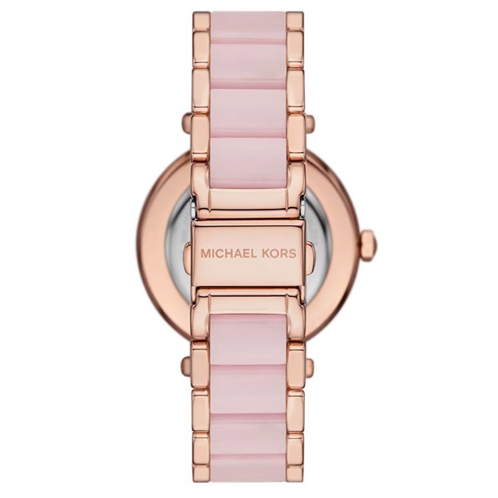 Michael Kors MK Parker 品牌大LOGO環鑽女錶 MK7371