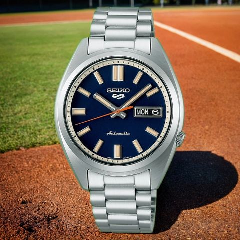 SEIKO 精工 5 Sports SNXS 日常機械錶-37.4mm(SRPK87K1/4R36-15M0B)