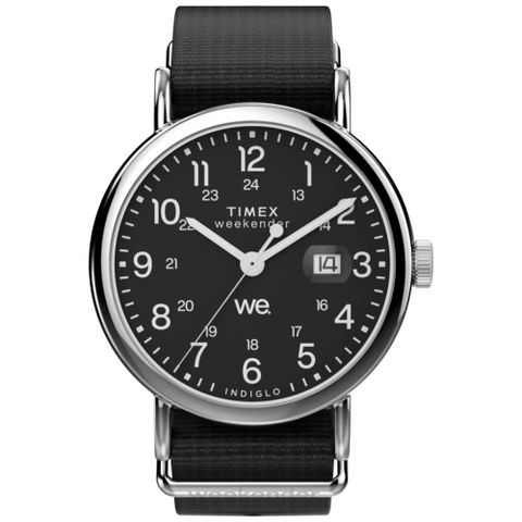 TIMEX 天美時 週末系列 每天都是休假日 40毫米休閒風格手錶 (黑 TXTW2W86100)