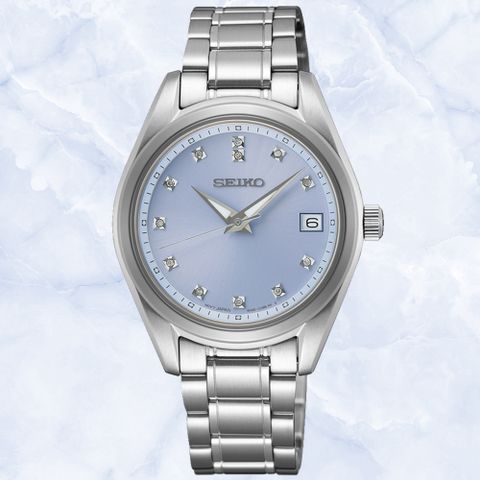 SEIKO 精工 CS系列 時尚鑽石 簡約腕錶 (SUR581P1/6N32-00A0B)