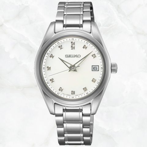 SEIKO 精工 CS系列 時尚鑽石 簡約腕錶 (SUR579P1/6N32-00A0S)