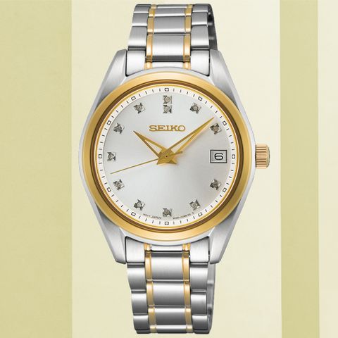 SEIKO 精工 CS系列 經典真鑽 日系腕錶 32mm (6N32-00A0KS/SUR582P1)