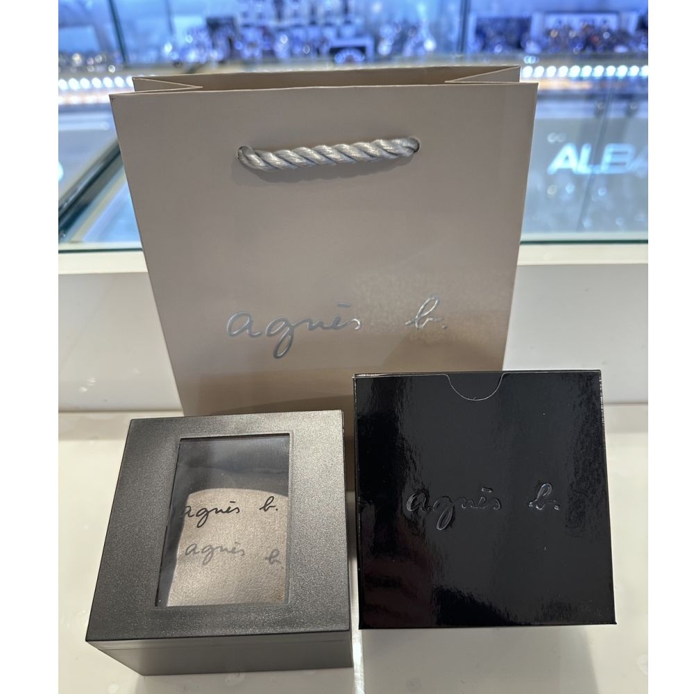 agnes b. 精品錶休閒鬆餅紋錶面男錶均一價