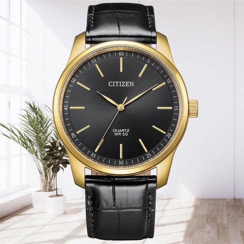 CITIZEN星辰 GENTS系列 簡約時尚腕錶 42mm/BH5002-02E