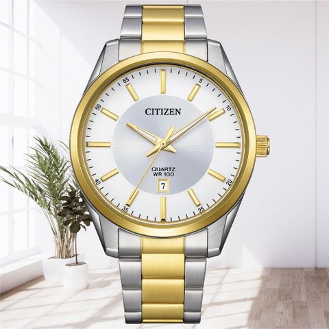 CITIZEN星辰 GENTS系列 簡約時尚腕錶 42mm/BI1036-57A