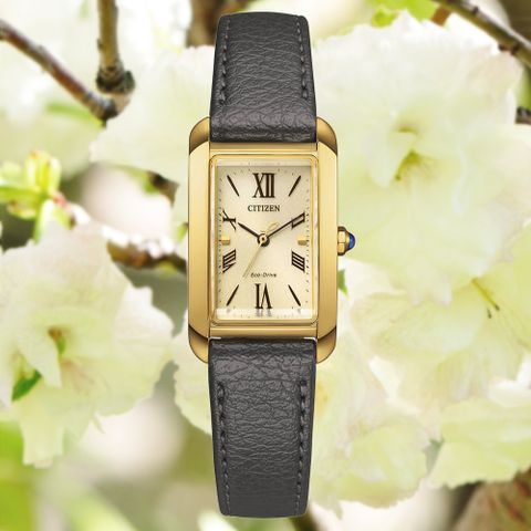 CITIZEN 星辰 L系列 限量 光動能 方形女錶 EW5622-09P
