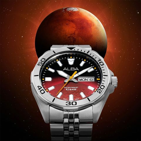 ALBA 雅柏 Planet Series 星系宇航 限量 Mars  火星手錶-42mm (AV3581X1/VJ43-X044R)
