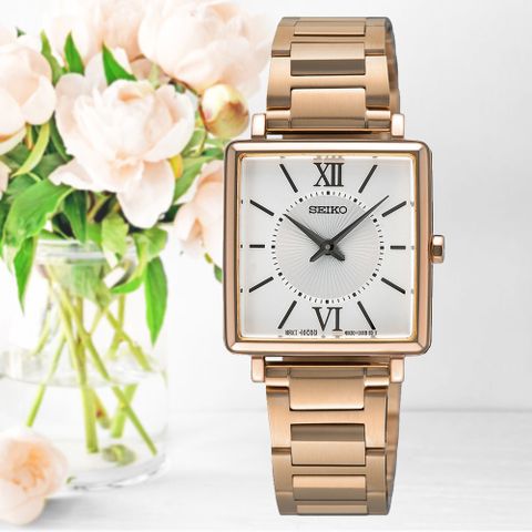 SEIKO 精工 CS系列 日系美學 方形石英錶 女錶_SK028 SWR112P1/4N30-00N0K