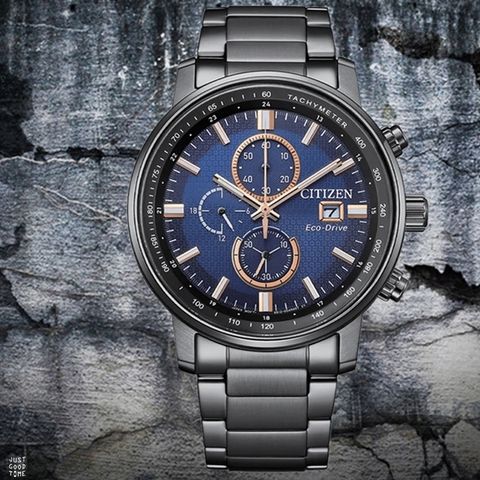 CITIZEN_星辰亞洲限定 情人節推薦款 光動能三眼計時錶 CA0845-83L