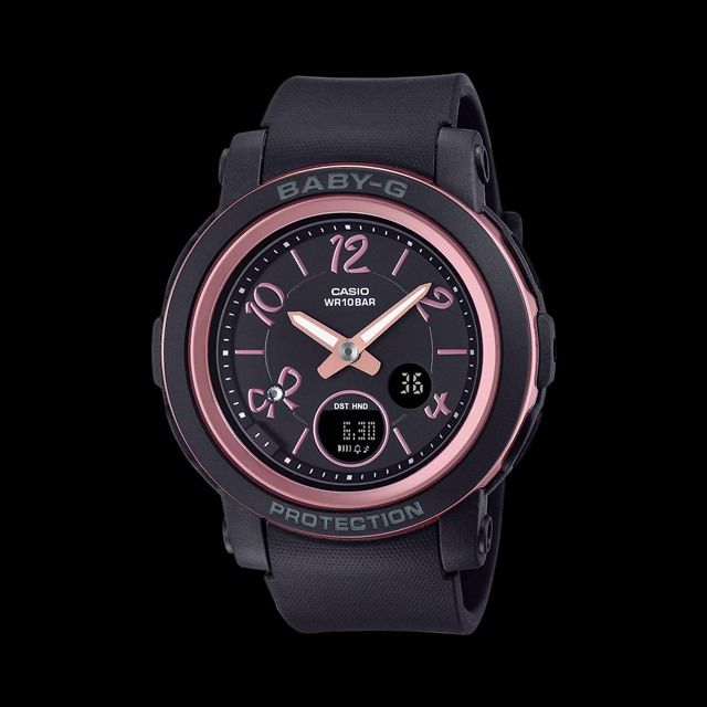 CASIO 卡西歐 BGA-290RA-1A BABY-G 甜美緞帶雙顯手錶