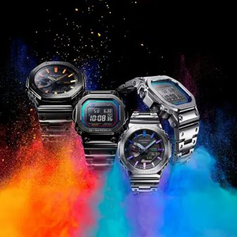 CASIO_卡西歐GMW-B5000PC-1 G-SHOCK 40週年太陽能藍牙多功能腕錶