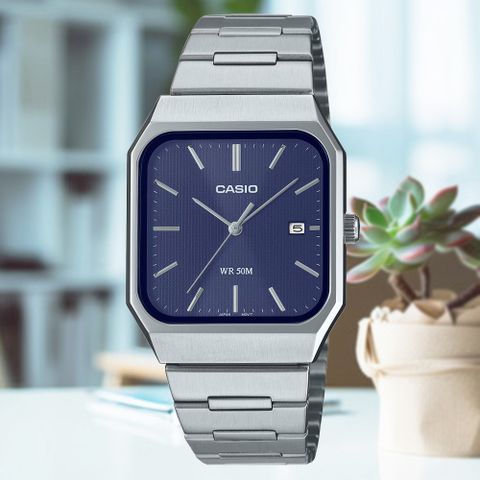 CASIO 卡西歐 標準型 三針 方形手錶 學生錶 考試用錶 手錶 MTP-B185D-2A1V