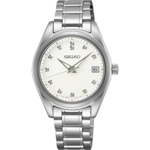 SEIKO 精工 CS 鑽石時尚女錶-32mm SUR579P1/6N32-00A0S