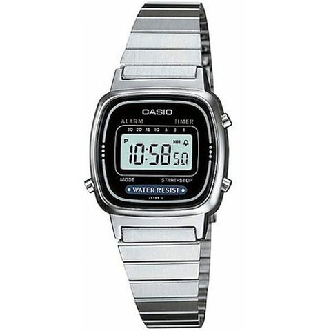 CASIO 卡西歐 復古優雅科技電子錶(LA670WD-1DF)